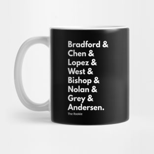 The Rookie Squad Goals T-Shirt Season 1 (White Text) Mug